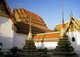 Thailand: Small chedis in the early morning sun at Wat Pho (Temple of the Reclining Buddha), Bangkok