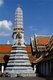 Thailand: The Khmer style Phra Prang (one of four around the main ubosot), Wat Pho (Temple of the Reclining Buddha), Bangkok